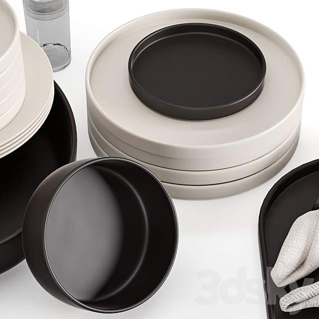 Kitchenware and Tableware 15 3DSMax File - thumbnail 4