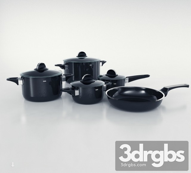 Kochtopf Set Silit 3dsmax Download - thumbnail 1