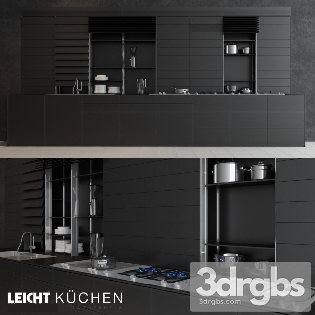 Leicht Kitchen 3dsmax Download - thumbnail 1