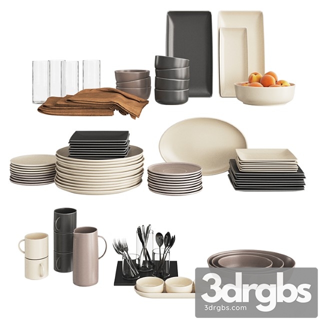 Minimalism kitchen decor 3dsmax Download - thumbnail 1