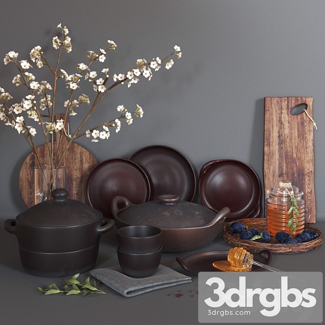 Muubs kitchen decor 3dsmax Download - thumbnail 1