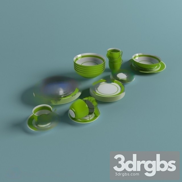 Nabor Posudi 3dsmax Download - thumbnail 1