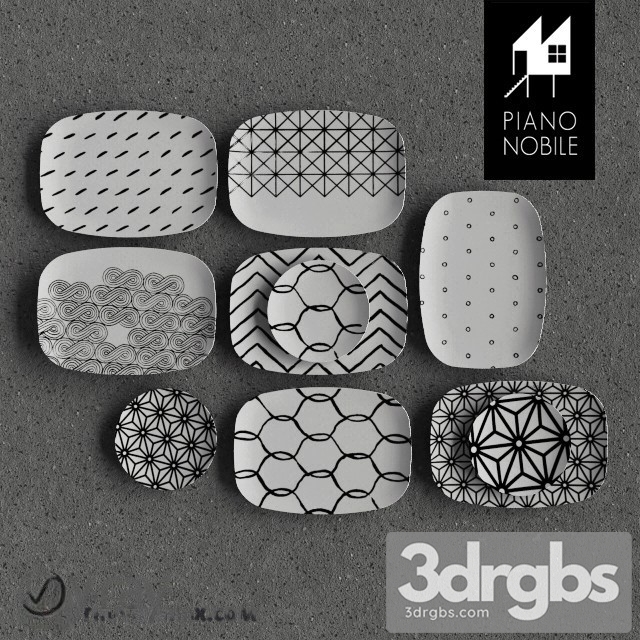 Piano Nobile Plate 3dsmax Download - thumbnail 1