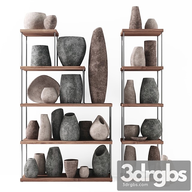 Rack stone dishes 3dsmax Download - thumbnail 1