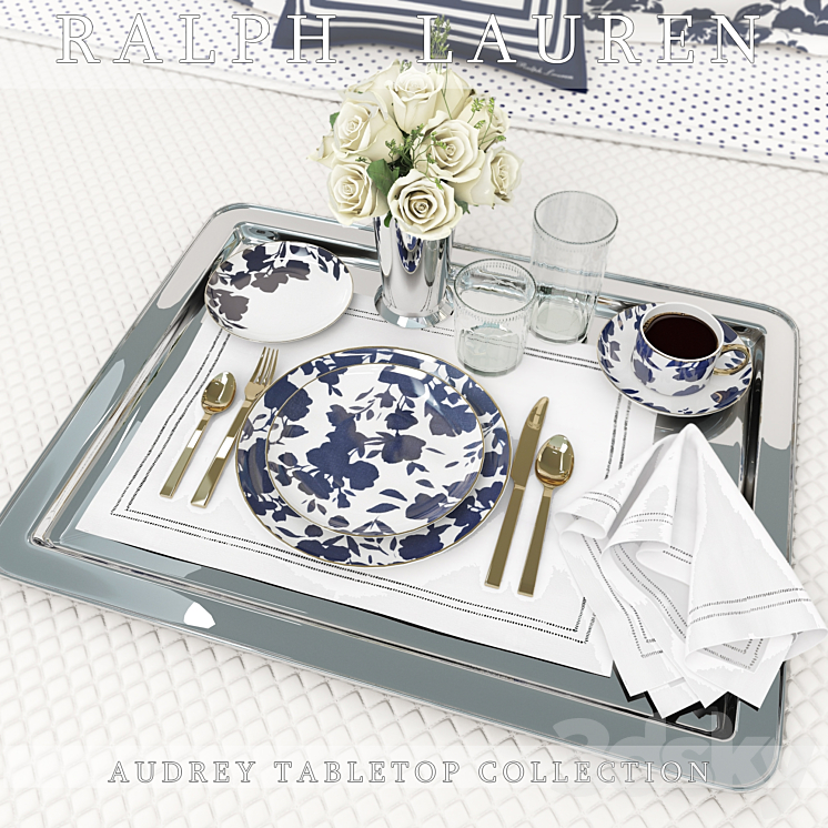 Ralph Lauren Audrey Tabletop 3DS Max - thumbnail 1