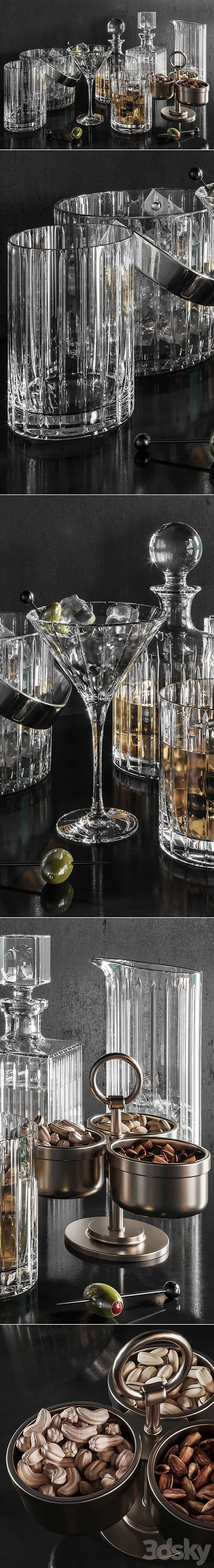 Restoration hardware Barware set01 3DS Max - thumbnail 2