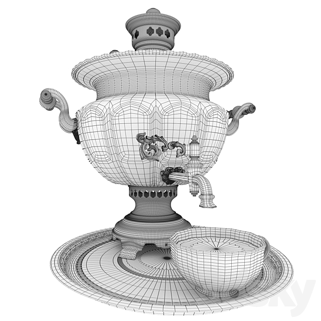 Samovar 3ds Max - thumbnail 2