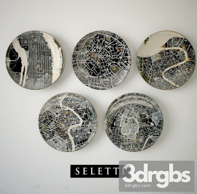 Seletti Isaura Dinner Plate 3dsmax Download - thumbnail 1