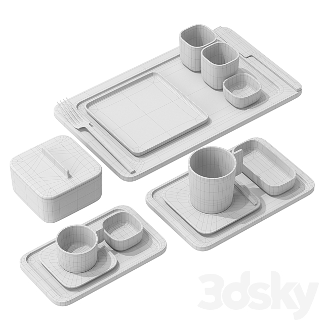 Serax _ Heii Tableware Set 3DSMax File - thumbnail 7