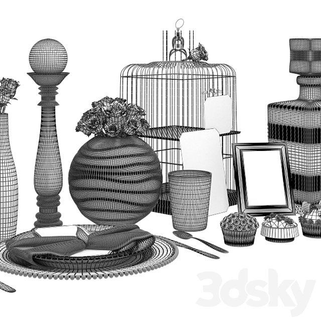 Service 37 items 3DS Max Model - thumbnail 3