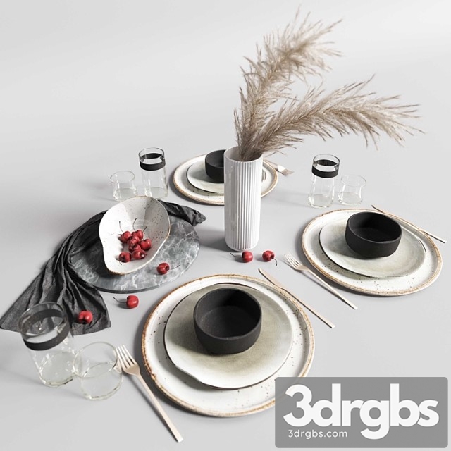 Serving set 3dsmax Download - thumbnail 1