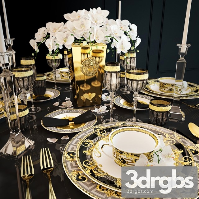 Serving versace prestige gala 3dsmax Download - thumbnail 1