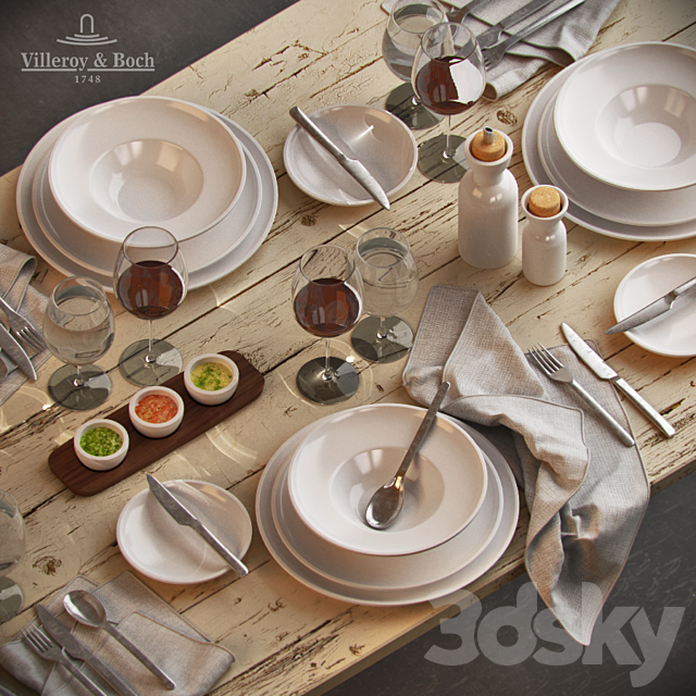 Serving  Villeroy&Boch Artesano Original 3DSMax File - thumbnail 1