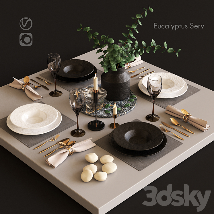 Serving with Eucalyptus 3DS Max - thumbnail 1