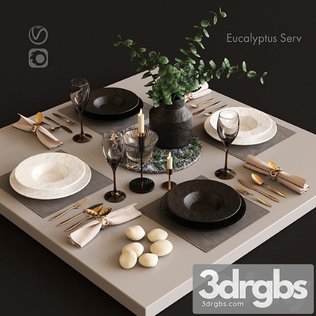 Serving With Eucalyptus 3dsmax Download - thumbnail 1