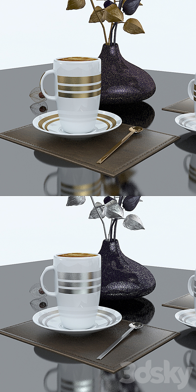 Serving with the cape gooseberry 3DS Max Model - thumbnail 2