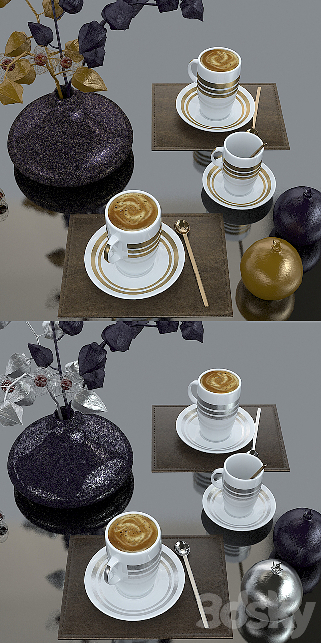 Serving with the cape gooseberry 3DS Max Model - thumbnail 3