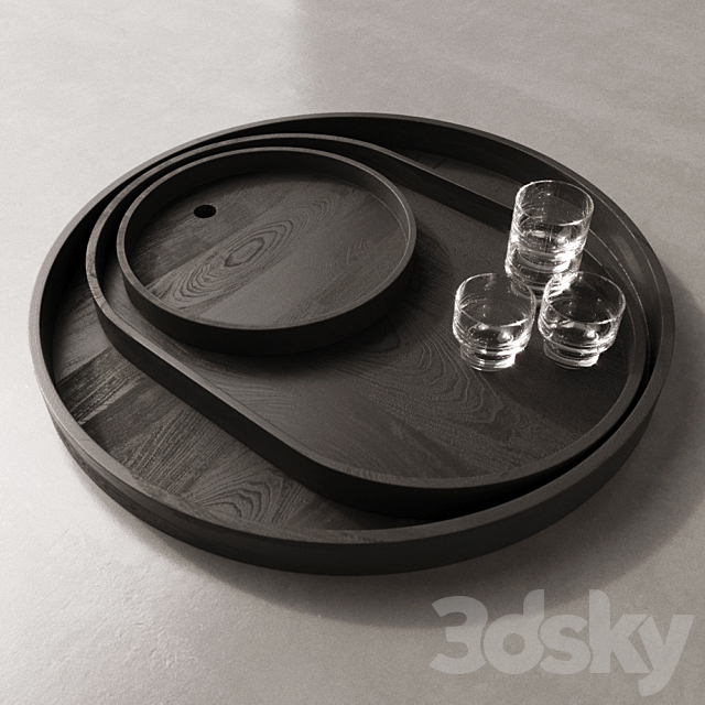 SHAKER TRAYS by norm architects 3DSMax File - thumbnail 1