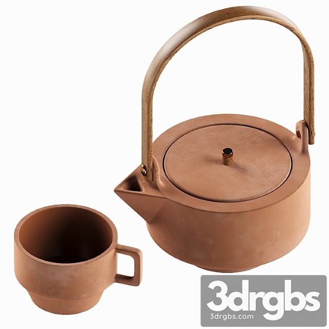 Skagerak edge teapot set - thumbnail 1