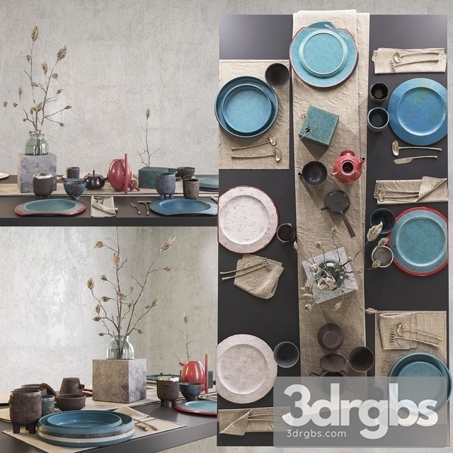 SMA Decor Set 3dsmax Download - thumbnail 1