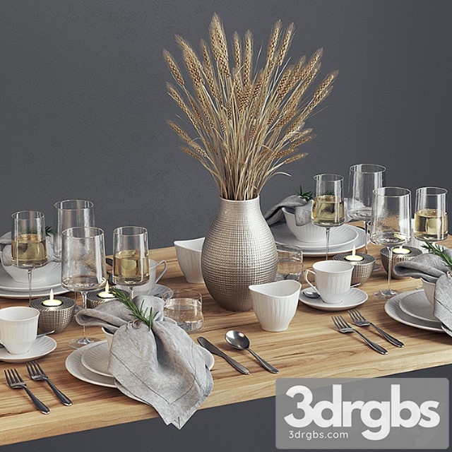 Spare tableware 3dsmax Download - thumbnail 1