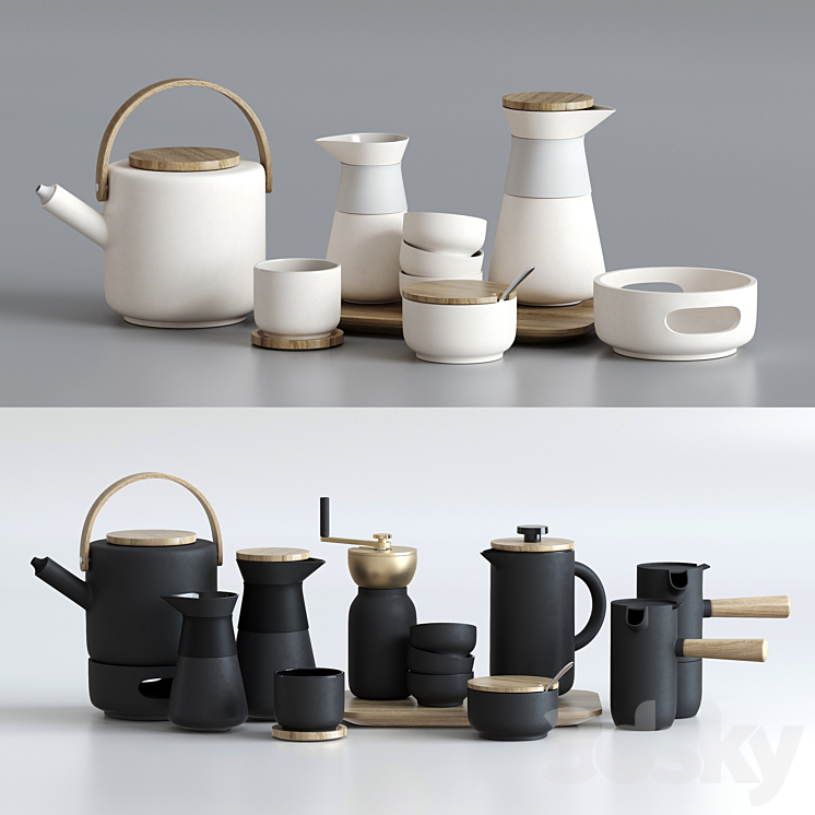 Stelton Kitchen Set 3DS Max - thumbnail 1