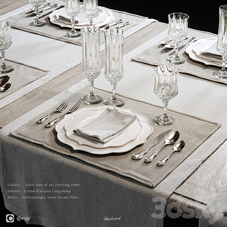 table appointments_Vol1 3DS Max Model - thumbnail 1