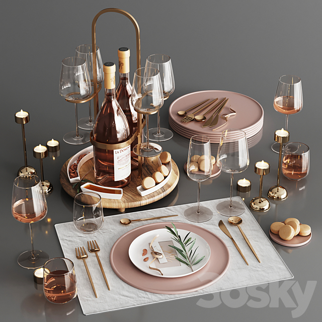 Table serving 3DSMax File - thumbnail 1