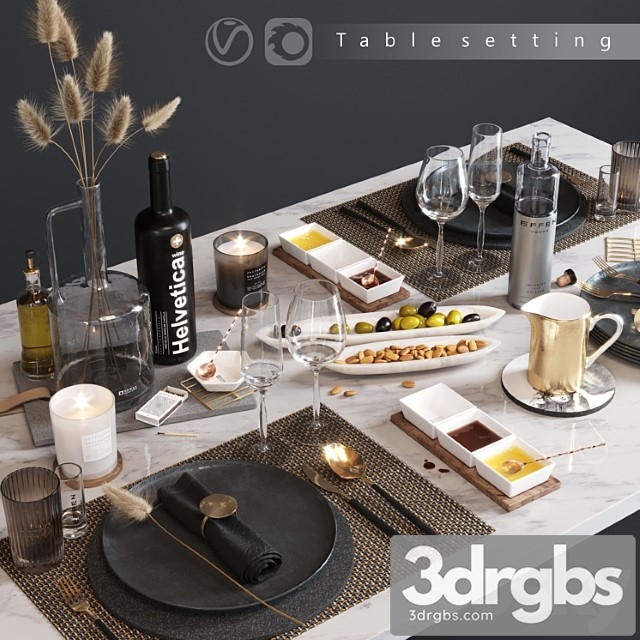 Table Serving_3 3dsmax Download - thumbnail 1