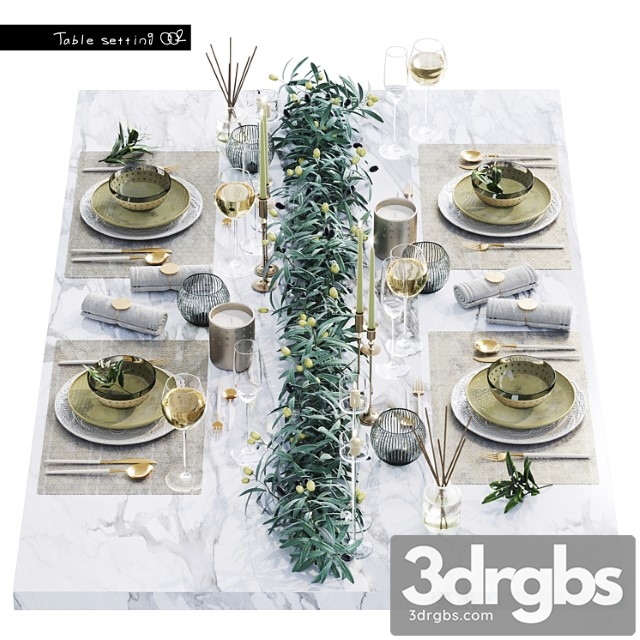 Table setting 002 - thumbnail 1