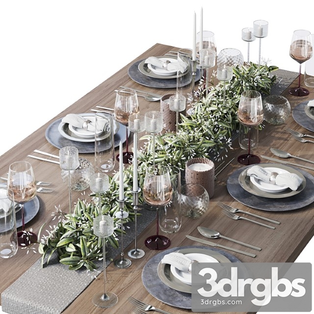 Table Setting 005 3dsmax Download - thumbnail 1