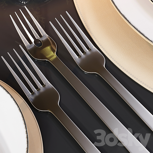 Table Setting 04 3DSMax File - thumbnail 3