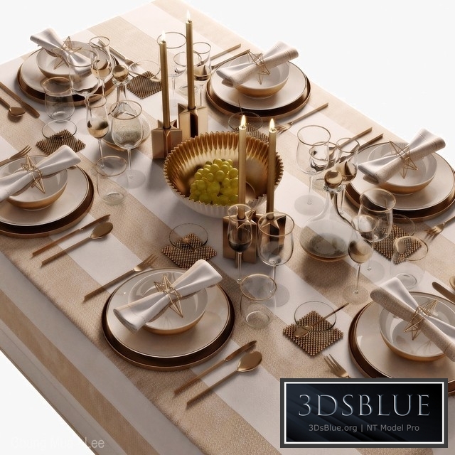 table setting 05 3DS Max - thumbnail 3