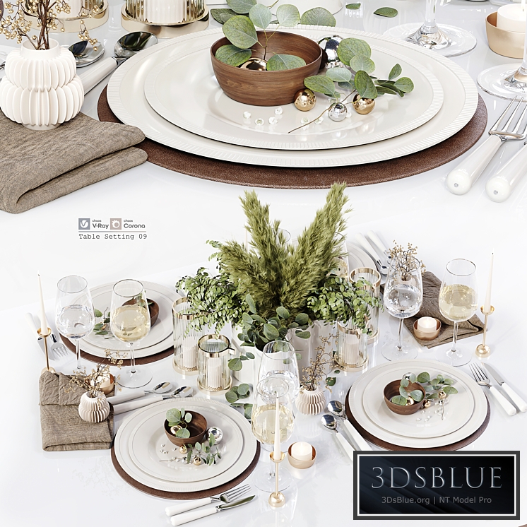 Table Setting 09 3DS Max - thumbnail 3