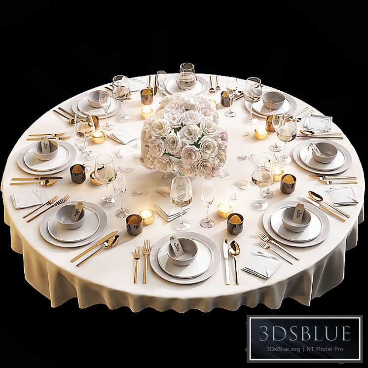 Table setting 11 3DS Max - thumbnail 3