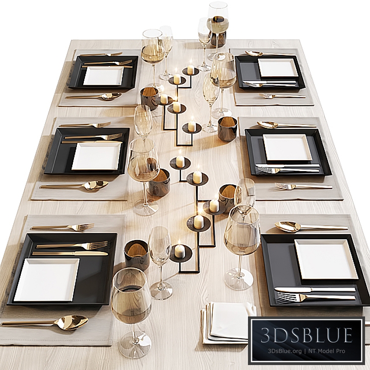 Table setting 12 3DS Max - thumbnail 3