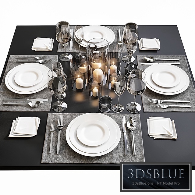 Table setting 14 3DS Max - thumbnail 3