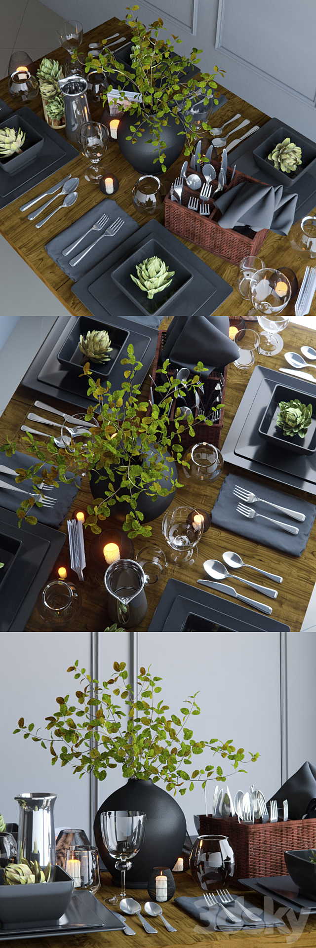 Table setting 18 3DSMax File - thumbnail 2