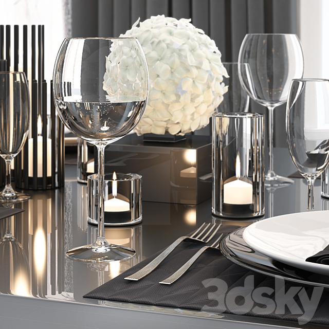 Table setting 2 3DSMax File - thumbnail 3