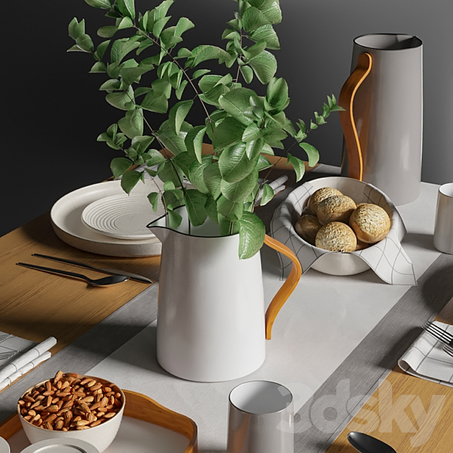 Table setting 2 3DSMax File - thumbnail 3