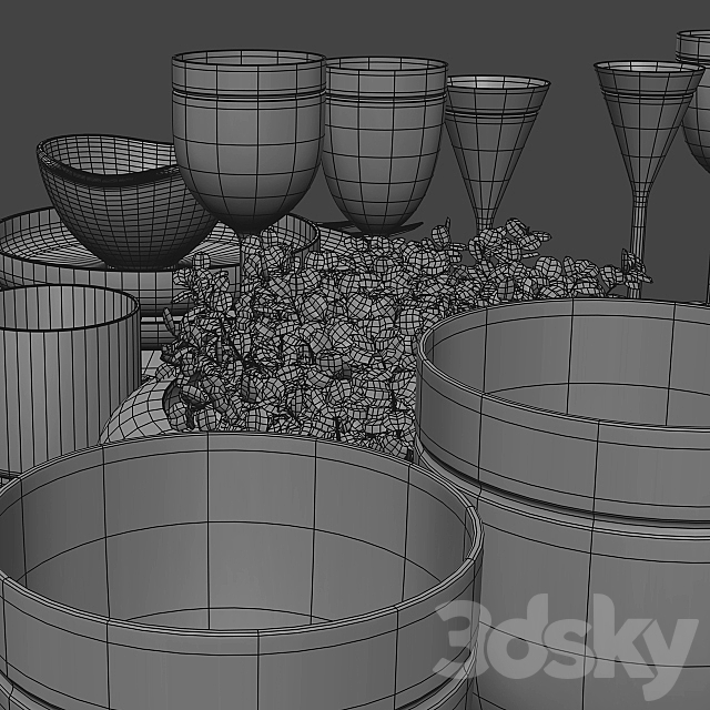 Table setting 25 3DSMax File - thumbnail 4