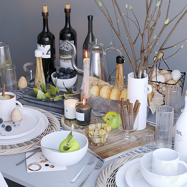 Table setting 29 3DSMax File - thumbnail 2