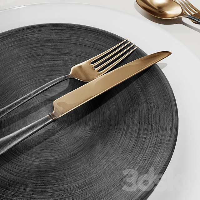 Table setting 3DSMax File - thumbnail 3