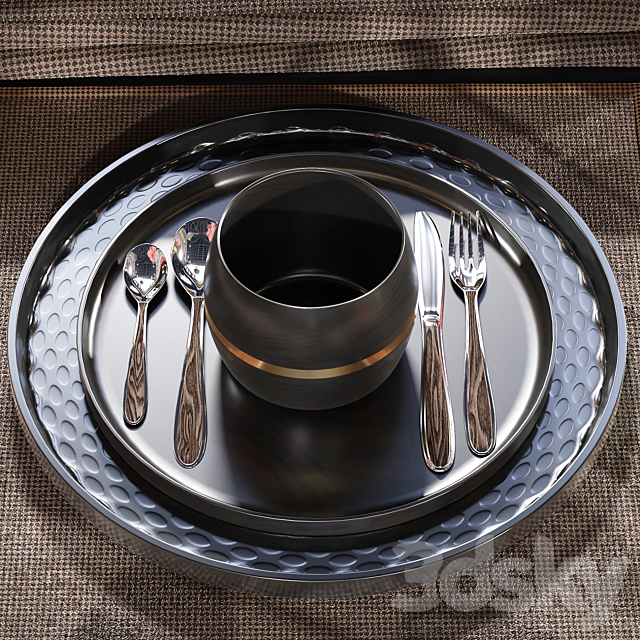 Table Setting 3DSMax File - thumbnail 2