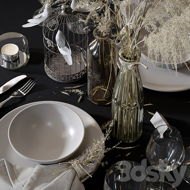 table setting 4 3ds Max - thumbnail 2