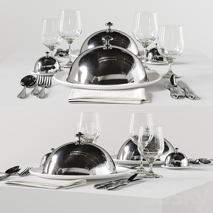 table setting 5 3DS Max - thumbnail 1