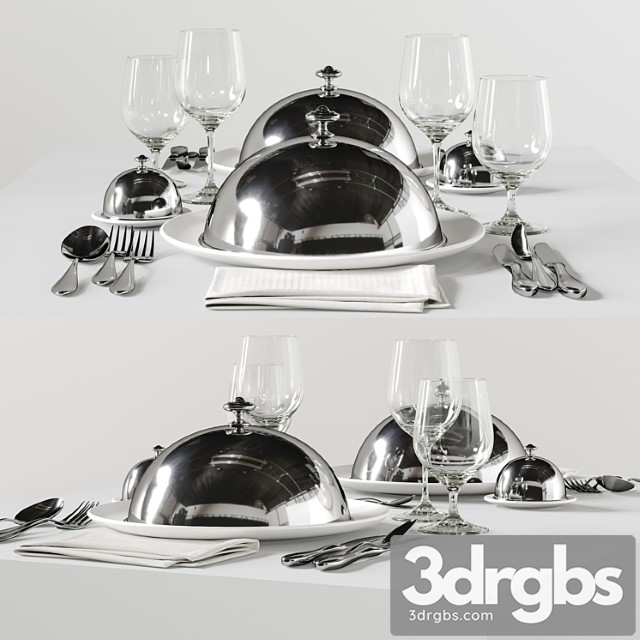 Table setting 5 3dsmax Download - thumbnail 1