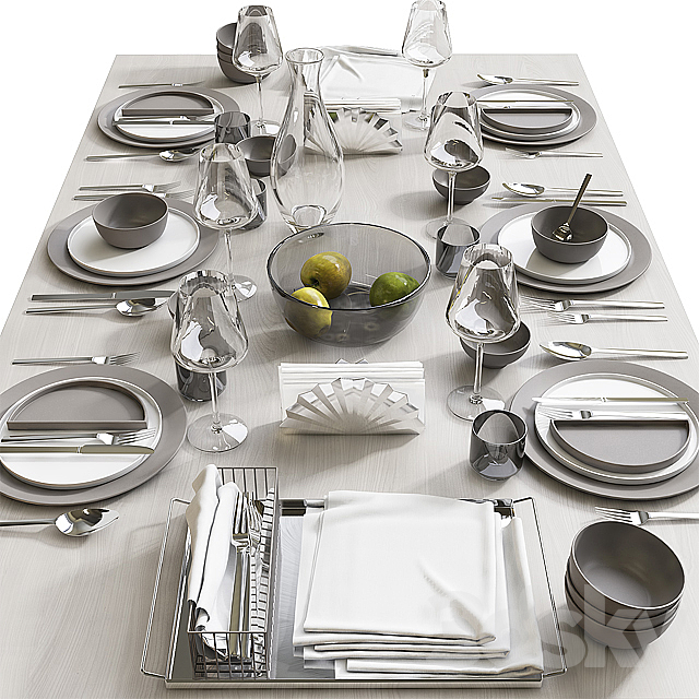 Table setting _ Table setting 8 3DSMax File - thumbnail 1