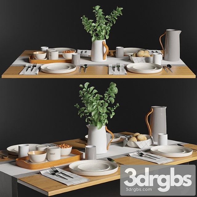 Table Setting Table Setting 2 2 3dsmax Download - thumbnail 1