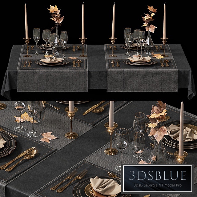 Table setting \/ Table setting 2 3DS Max - thumbnail 3